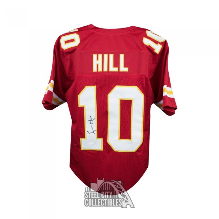 Tyreek Hill Signed Red Custom Football Jersey