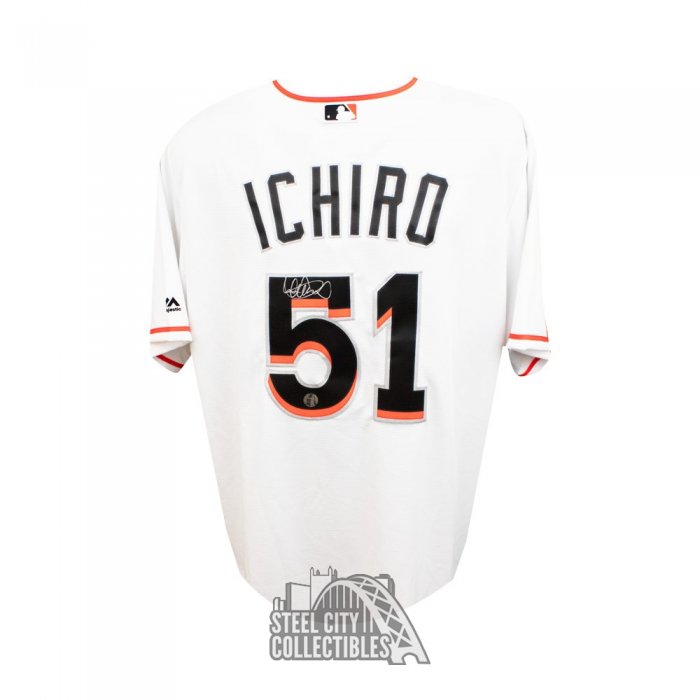 Ichiro Suzuki Autographed New York Yankees Authentic Majestic Baseball  Jersey - Ichiro Hologram