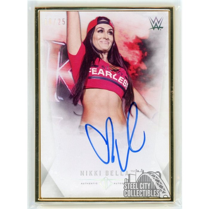 Nikki Bella 2019 Topps WWE Transcendent Collection Autograph 10/25 ...