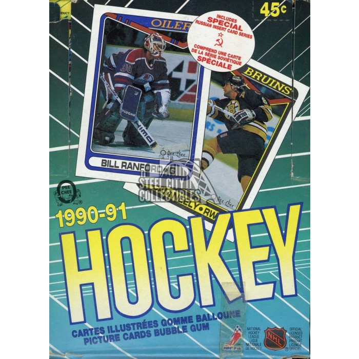 1990-91 O-Pee-Chee Hockey Box | Steel City Collectibles