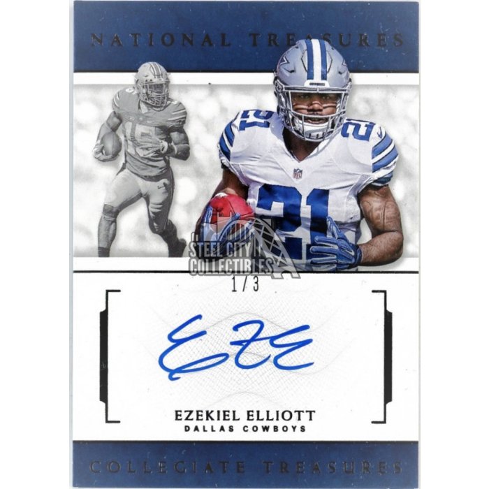 Ezekiel Elliott 2016 Panini National Treasures Collegiate Treasures ...