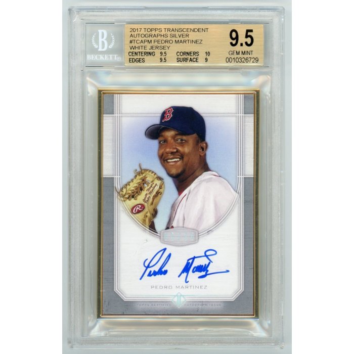 Pedro Martinez 2016 Topps Transcendent Base Framed Autograph Auto Card  30/52