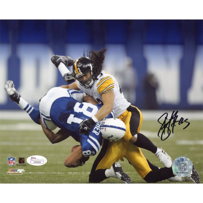 Troy Polamalu Pittsburgh Steelers Signed Autographed 8 x 10 Photo –