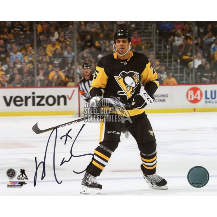 Ryan Reaves Autographed/Signed Mini on sale Helmet COA Pittsburgh Penguins