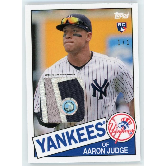 BGS 9.5 Aaron Judge Call Of The Captain Jersey Patch Card 001/150