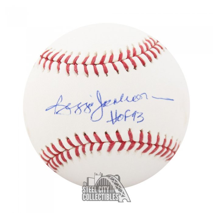 Reggie Jackson 563 HR Autographed Official MLB Baseball - BAS COA