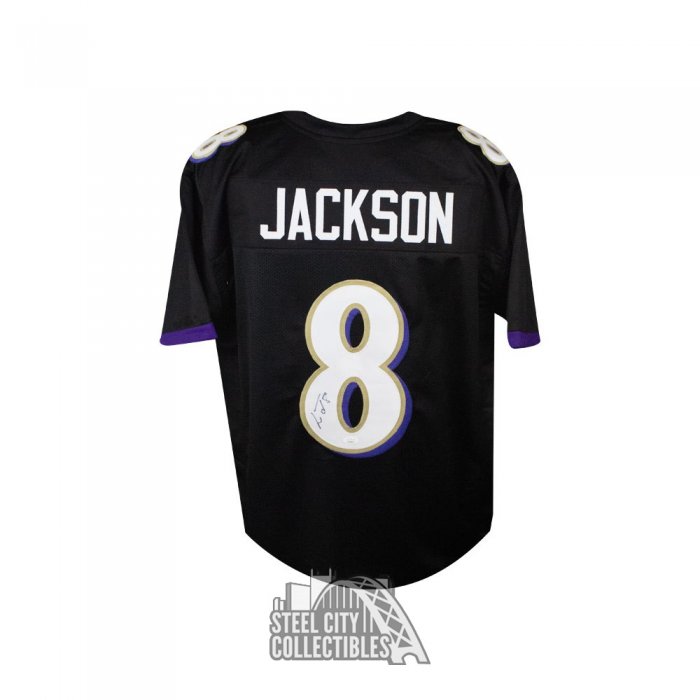 Lamar Jackson Baltimore Ravens Jersey - White - JSA COA – All In Autographs