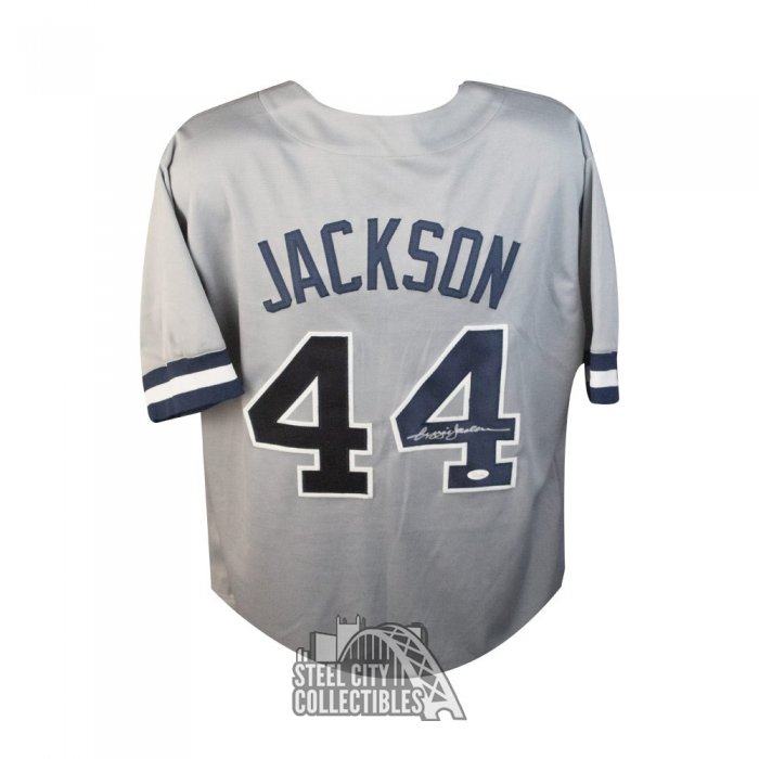 Reggie Jackson Autographed Framed Yankees Jersey - The Stadium Studio