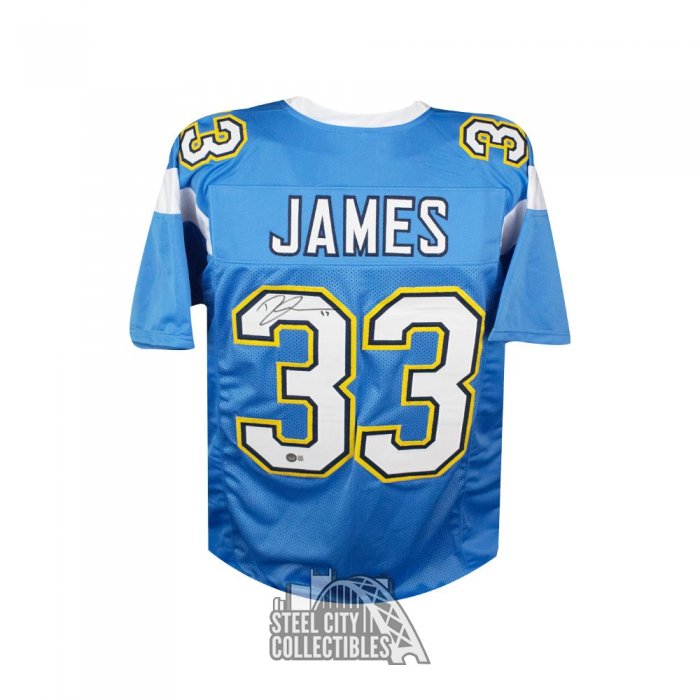 Derwin James Autographed Jersey Worn for Uniform Unveiling and LA Chargers  Scrimmage