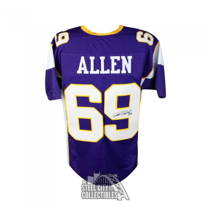 JARED ALLEN AUTOGRAPHED MINNESOTA VIKINGS JERSEY