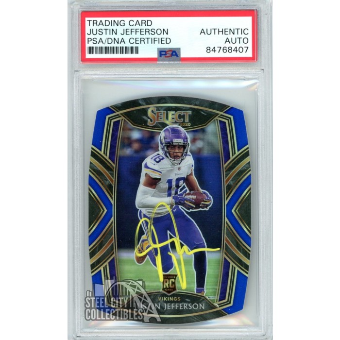 \ud83e\udd32\ud83c\udffe Justin Jefferson 2020 Panini One White Box #126 JSY AU RC #1\/1 \ud83c\udfc8  Check out this one of one card and many other items in the Daily\u2026 |  Instagram