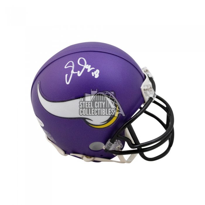 Justin Jefferson Autographed Mini Helmet (White) – Minnesota Awesome