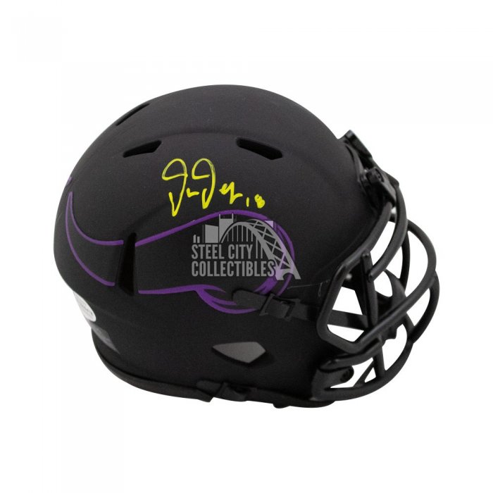 Warren Moon Autographed Minnesota Vikings Eclipse Black Full Size Speed  Replica Helmet HOF 06 MCS Holo Stock #187023 - Mill Creek Sports