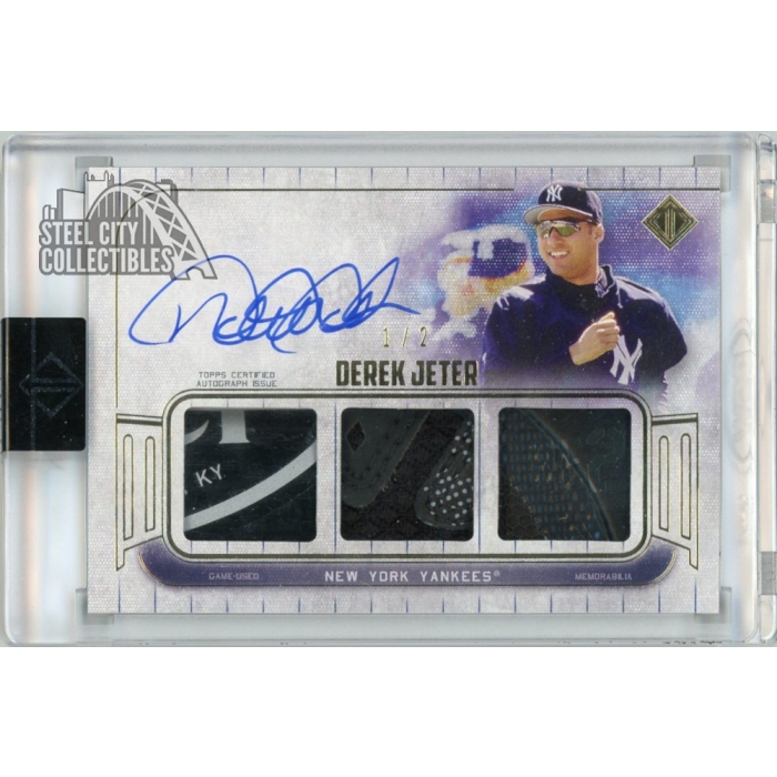 Derek Jeter 2020 Topps Transcendent Captain's Collection Game Used Patch  1/1