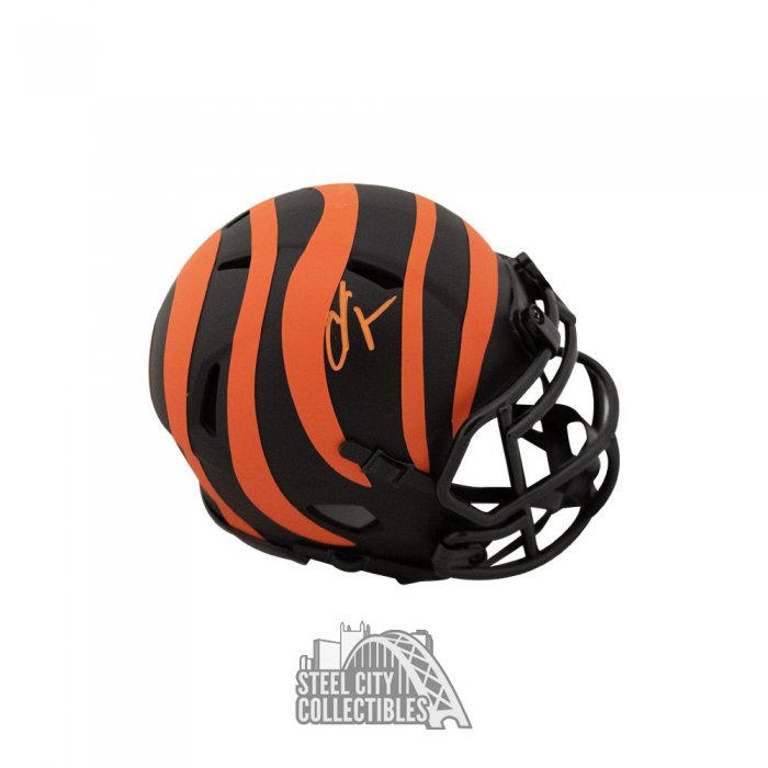 Chad Johnson Stats Autographed Cincinnati Bengals Eclipse Replica