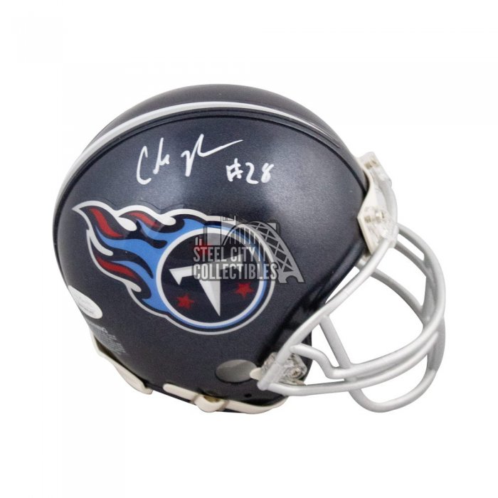 Chris Johnson Autographed Tennessee Titans Replica Full-Size