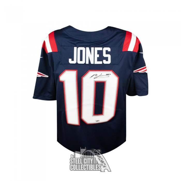 Mac Jones Autographed New England Patriots Nike White Football Jersey - Fanatics