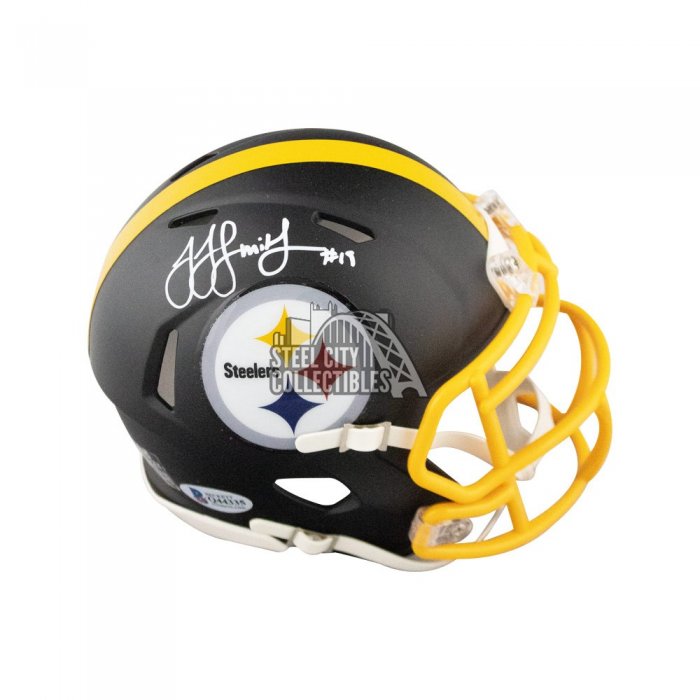 JuJu Smith-Schuster Autographed Steelers Chrome Mini Football