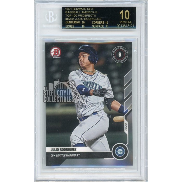  2021 Bowman Draft #BD-145 Julio Rodriguez RC Rookie Seattle  Mariners MLB Baseball Trading Card : Collectibles & Fine Art