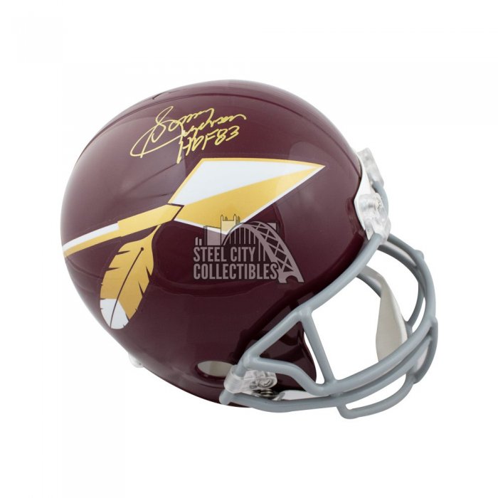 Sonny Jurgensen Signed W/ HOF Washington Redskins F/S TK Spear Helmet – The  Jersey Source