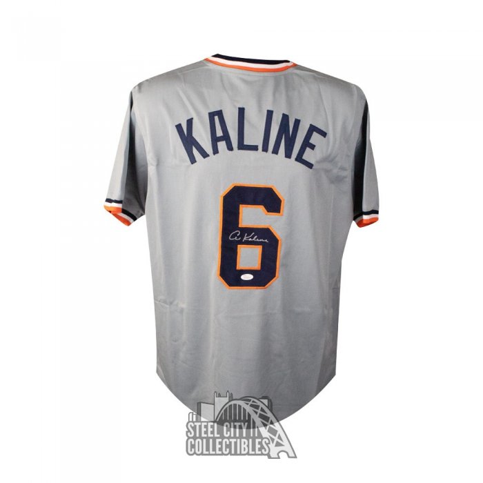 Al Kaline Autographed Detroit Custom White Baseball Jersey - JSA COA