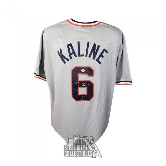 Al Kaline Signed Detroit Tigers M&N Cooperstown Collection Jersey