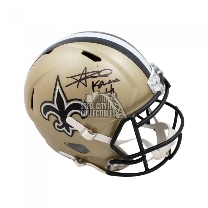 Alvin Kamara Autographed New Orleans Saints Speed Full-Size Football ...