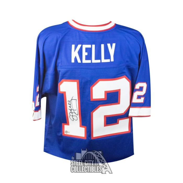 Jim Kelly Buffalo Bills Autographed Custom Jersey Beckett Certified