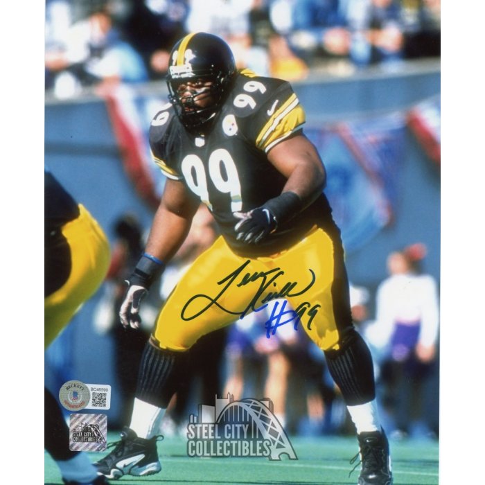 Levon Kirkland Autographed Pittsburgh Steelers 8x10 Photo - BAS (Stance)