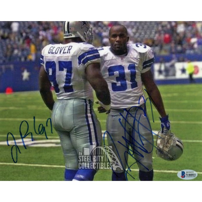 La'Roi Glover Signed Cowboys Jersey (S.I. COA) Dallas Pro Bowl