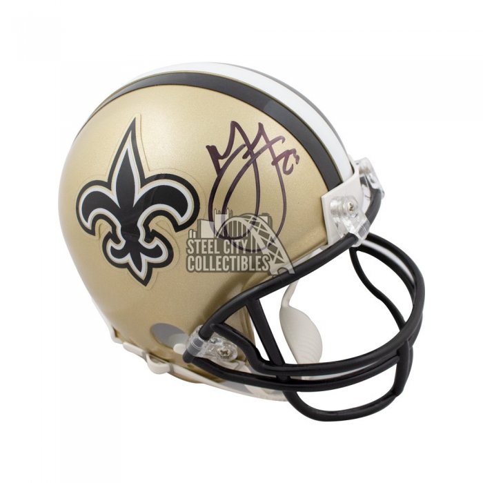 Marshon Lattimore Autographed New Orleans Saints Mini Football Helmet ...