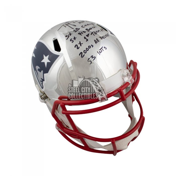 Tom Brady Autographed New England Patriots Authentic Full Size Flat White  Helmet Fanatics - Got Memorabilia