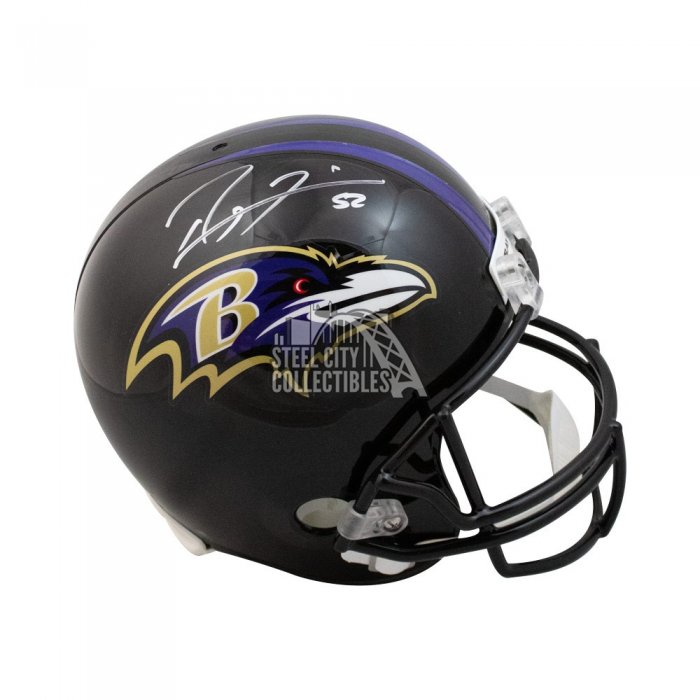 Ray Lewis Signed Baltimore Ravens Throwback Full Size NFL Helmet