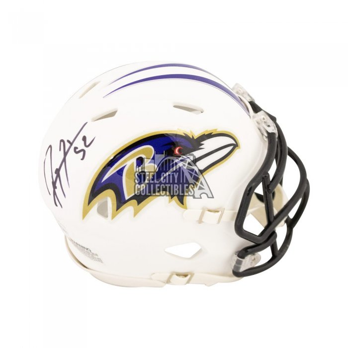 BALTIMORE RAVENS WHITE CONCEPT FOOTBALL MINI HELMET *see note in listing