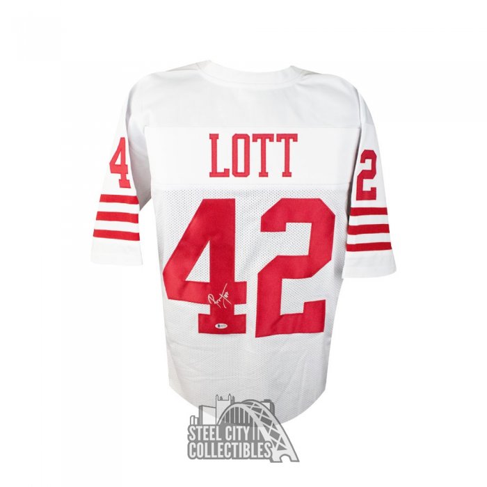 Men's Mitchell & Ness Ronnie Lott Scarlet San Francisco 49ers Legacy Replica Jersey