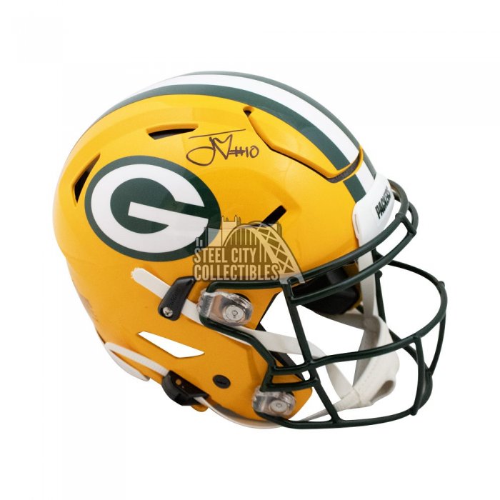 Green Bay Packers NFL Helmet Shadowbox w/Jordan Love card