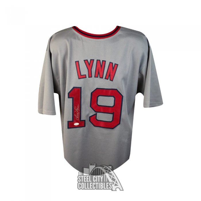 Fred Lynn Autographed Boston Red Sox Custom Gray Jersey – KBK Sports