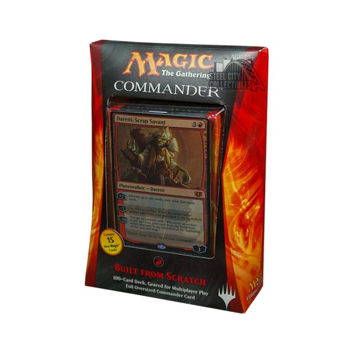 Magic the Gathering Commander Red Built from Scratch Deck | Steel City ...