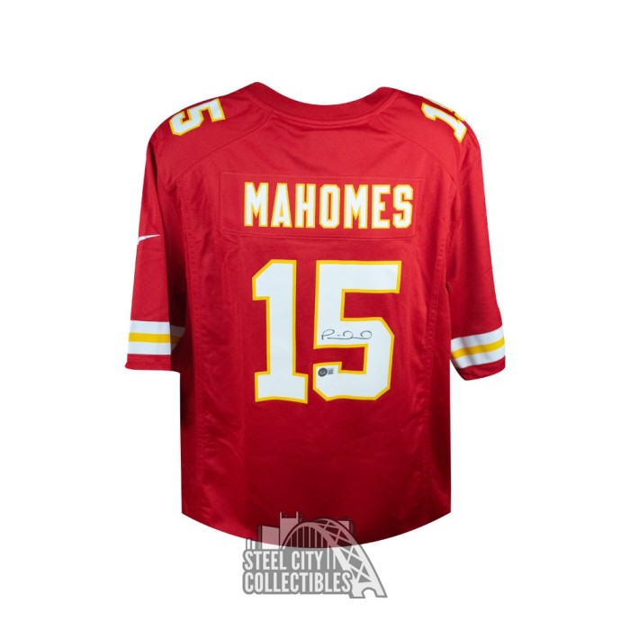 Patrick Mahomes Autographed Kansas City Chiefs Nike Football Jersey - BAS