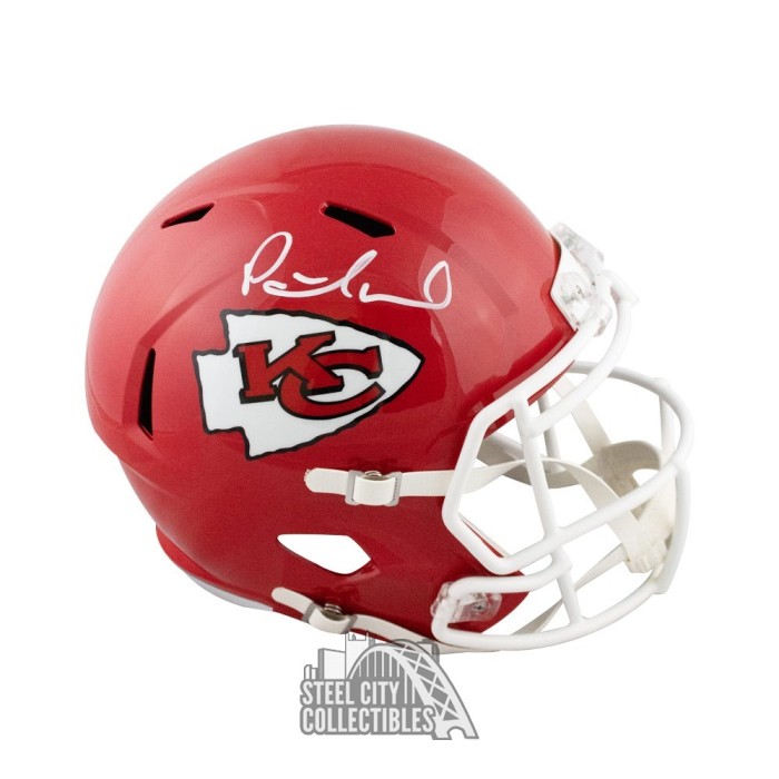 Patrick Mahomes Signed Kansas City Chiefs Speed Full Size Camo NFL Helmet