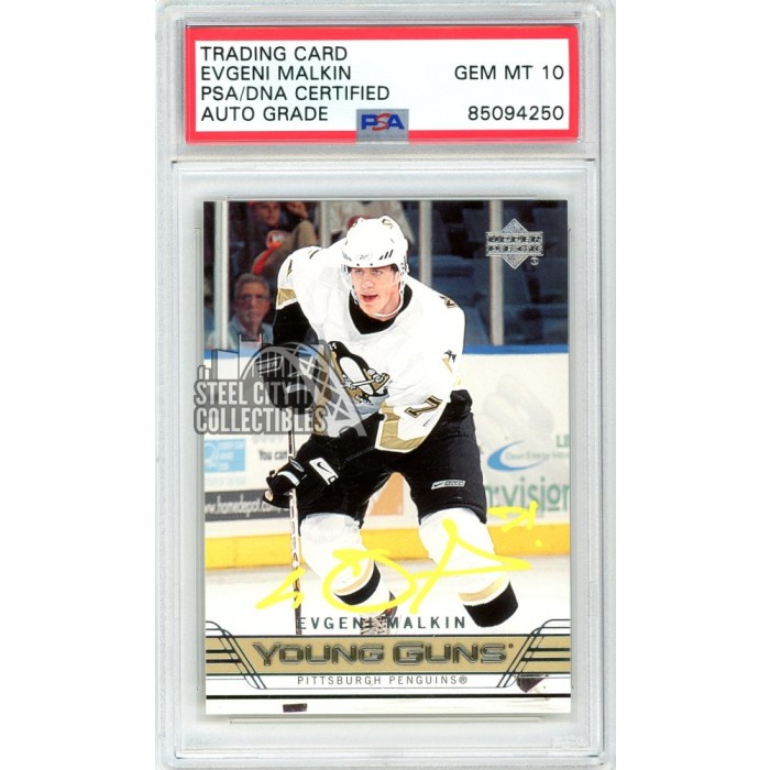 2006 Upper Deck Young Guns Evgeni Malkin ROOKIE RC #486 BGS 10 PRISTINE  (PWCC) - Weekly Sunday Auction