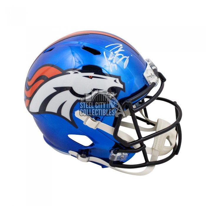 Peyton Manning Autographed Limited Edition Pewter Helmet 