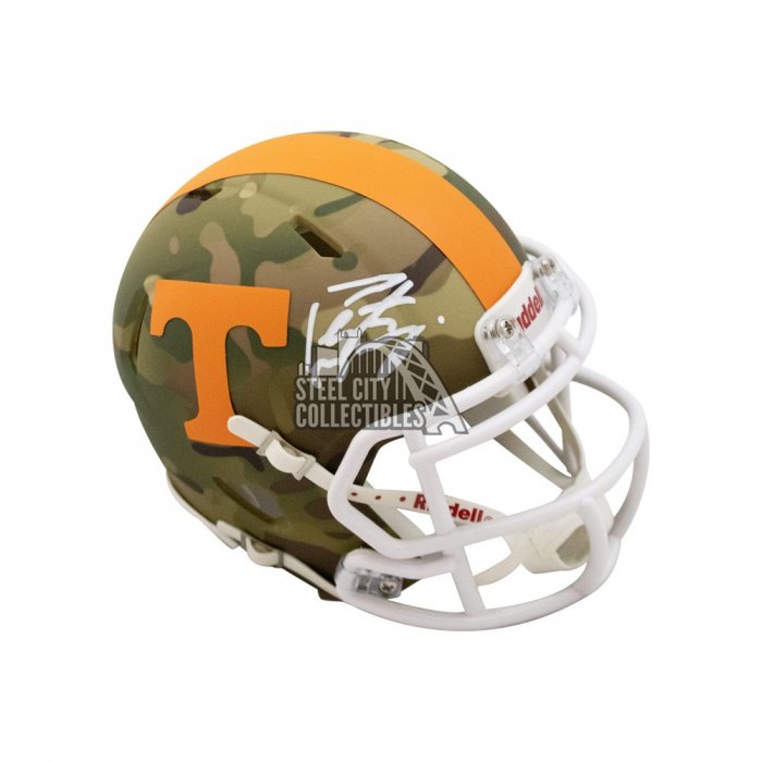 PEYTON MANNING Autographed Tennessee Volunteers Flash Mini Speed Helmet  FANATICS - Game Day Legends