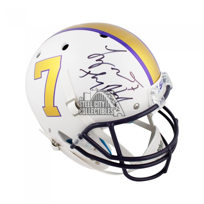 Tyrann Mathieu Signed LSU Tigers Jersey Inscribed Honey Badger (Beckett  COA)