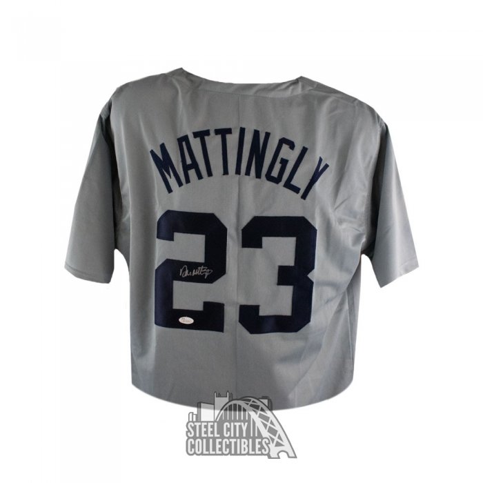 Don Mattingly Autographed Pinstripe Baseball Jersey (JSA)