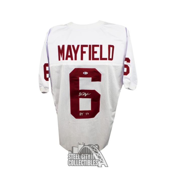 signed baker mayfield jersey