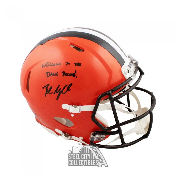 Baker Mayfield Signed Cleveland Browns Eclipse Full Size Speed Flex Helmet  [B485467]