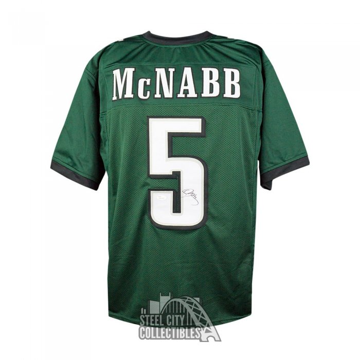 Donovan McNabb Autographed/Signed Philadelphia Custom Green Jersey