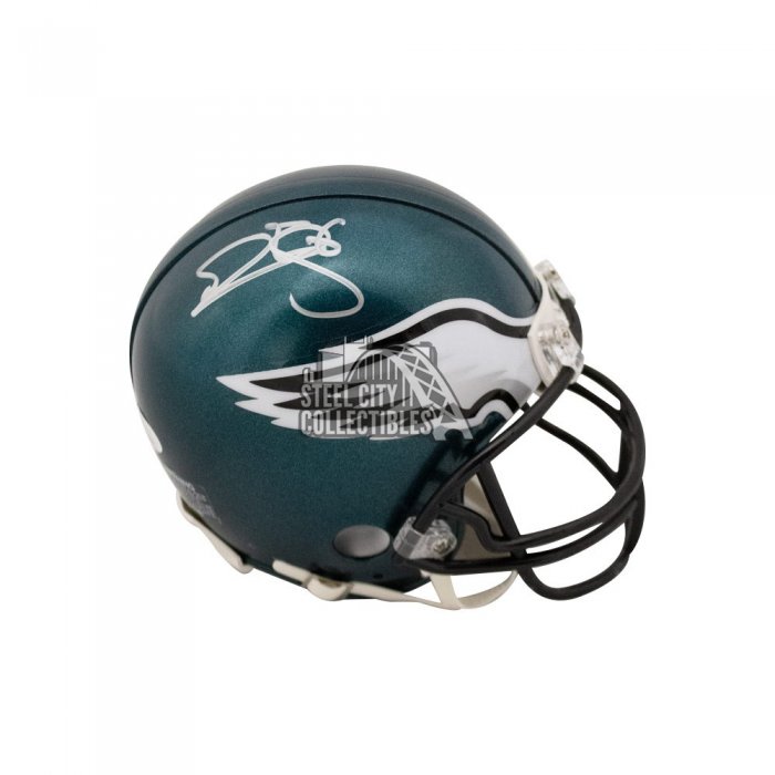 Donovan McNabb Autographed Philadelphia Eagles Flash Replica Full-Size  Football Helmet - BAS (White Ink)