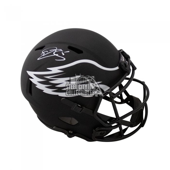 Donovan McNabb Autographed Philadelphia Eagles Flash Replica Full-Size  Football Helmet - BAS (White Ink)